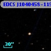 EDCS J1040458-1155390