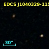 EDCS J1040329-1158218