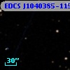 EDCS J1040385-1154084
