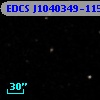EDCS J1040349-1157588