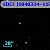 EDCS J1040334-1154039