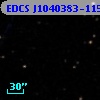 EDCS J1040383-1156311