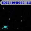 EDCS J1040352-1152162