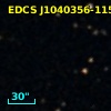EDCS J1040356-1156026