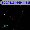 EDCS J1040494-1157385