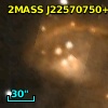 2MASS J22570750+6238282
