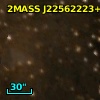 2MASS J22562223+6236235