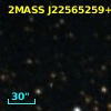 2MASS J22565259+6246560