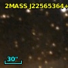 2MASS J22565364+6241433