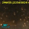2MASS J22565824+6241223