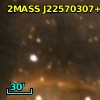 2MASS J22570307+6239363