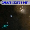 2MASS J22571145+6237511