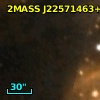 2MASS J22571463+6239238