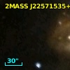 2MASS J22571535+6238361