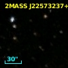 2MASS J22573237+6246282