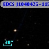 EDCS J1040425-1155452