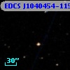 EDCS J1040454-1155430