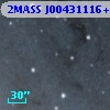 2MASS J00431116+4132516