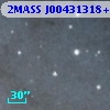 2MASS J00431318+4130390