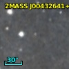 2MASS J00432641+4138168