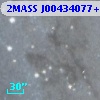 2MASS J00434077+4125207