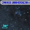 2MASS J00435620+4146414