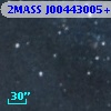 2MASS J00443005+4149007