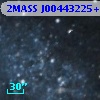 2MASS J00443225+4153095