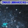 2MASS J00443241+4153347