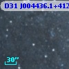 D31 J004436.1+412344.9