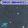 2MASS J00444312+4136268