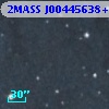 2MASS J00445638+4145498
