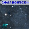 2MASS J00450233+4154016