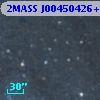 2MASS J00450426+4140251