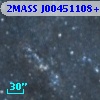 2MASS J00451108+4137481