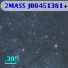 2MASS J00451381+4140313