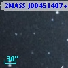 2MASS J00451407+4129563