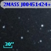 2MASS J00451424+4126093