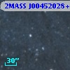 2MASS J00452028+4145557