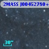 2MASS J00452780+4145030
