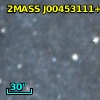 2MASS J00453111+4148254