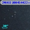 2MASS J00454422+4139506