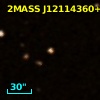 2MASS J12114360+0137020