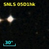 SNLS 05D1hk