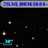 2SLAQ J003610.84-000838.1