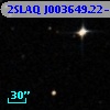 2SLAQ J003649.22-000743.0
