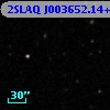 2SLAQ J003652.14+000836.1