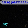 2SLAQ J003722.72+000045.4