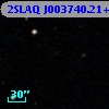 2SLAQ J003740.21+004427.7