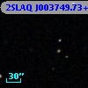 2SLAQ J003749.73+002433.4